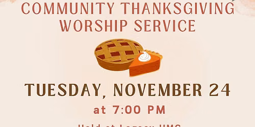 Community Thanksgiving Worship Service
