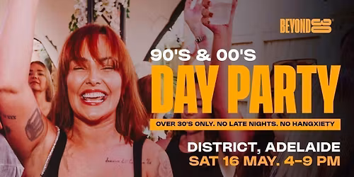 90s &amp; 00s Over 30s Daytime Clubbing - ADELAIDE\ud83d\udd7a\ud83c\udffd