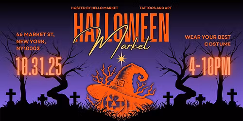 NYC Halloween Pop-Up Arts & Tattoo Night Market