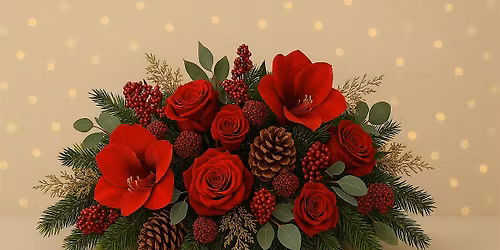 Luxury Christmas Table Centerpiece Workshop
