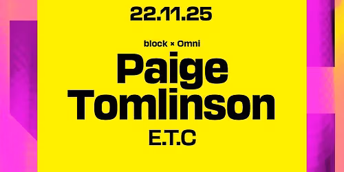 block x Omni. Paige Tomlinson