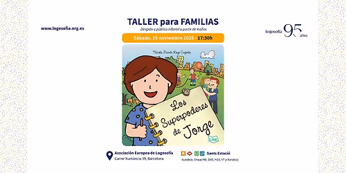 Taller para familias: Los Superpoderes de Jorge