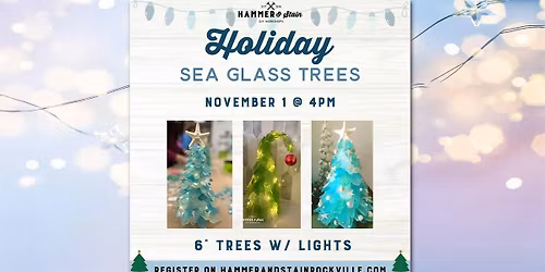 Sea Glass Holiday Tree Workshop