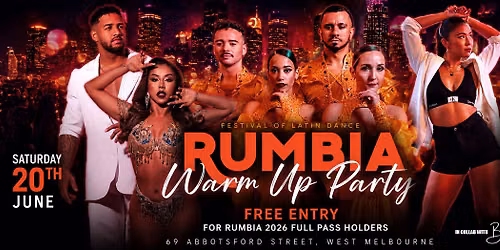 Rumbia Warm Up Party - Melbourne