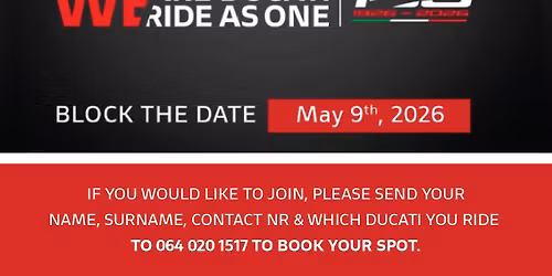 DUCATI \u201cWe Ride as One\u201d 2026 