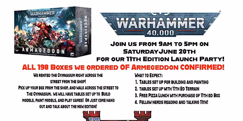 Warhammer 40k July RT