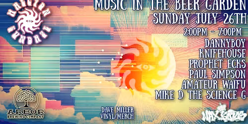 Halcyon Sundaze July 26th- at Arbor Brewing Company - Ypsilanti