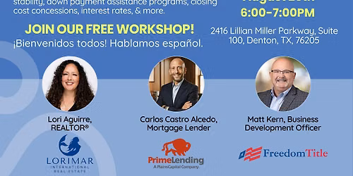 Free Homebuyer workshop for Renters!