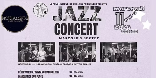 MARZOLF'S SEXTET\u30fbjazz @noktambul_rennes