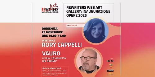ReWriters Web Art Gallery: inaugurazione opere 2025