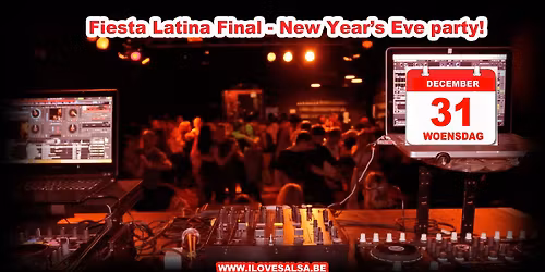 Fiesta Latina Final - New Year's Eve party - De Centrale - Gent