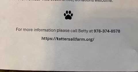 Tattersall Farm Animal Adoption Day