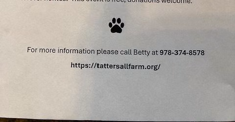 Tattersall Farm Animal Adoption Day