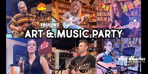 Fallout Art & Music Party - AUGUST w\/ Comfy Soda Can Crafts