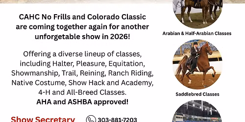 CAHC No Frills Classic Horse Show