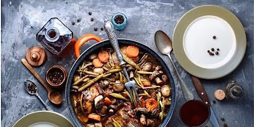 In-person class: French Bistro For Two: Boeuf Bourguignon & Tarte Tatin(SF)