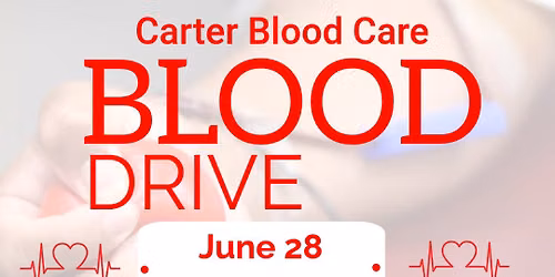 Carter Bloodcare Blood Drive