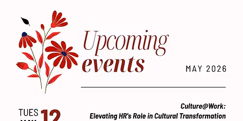 May Double Header CVSHRM Event