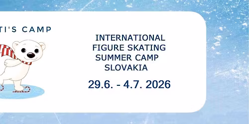 ICE SKATING SUMMER CAMP in Slovakia