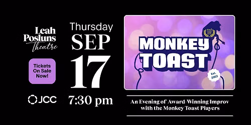 An Evening of Award-Winning Improv with the Monkey Toast Players