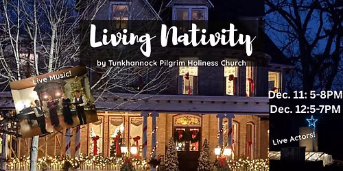 Living Nativity - Second Night @ the Metcalf Mansion! 