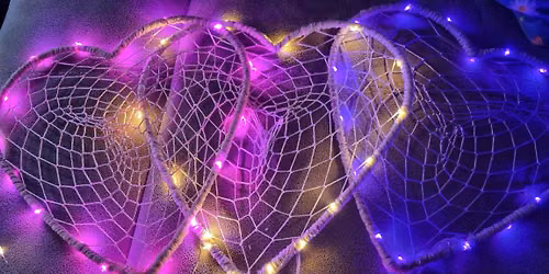 Macram\u00e9 Heart Dream Catcher workshop \ud83e\ude77\ud83e\ude77\ud83e\ude773 places available 
