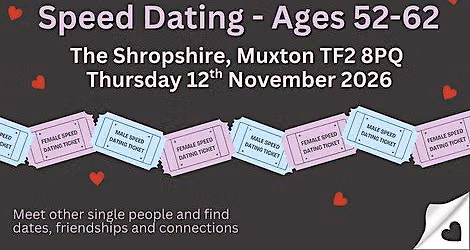 Speed Dating 52-62 year olds