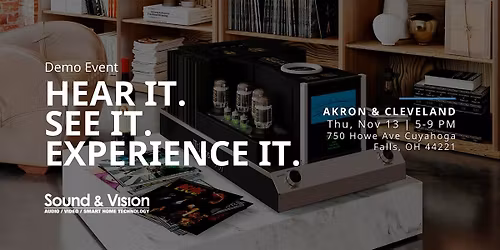 Sound & Vision: An Evening of AV Excellence