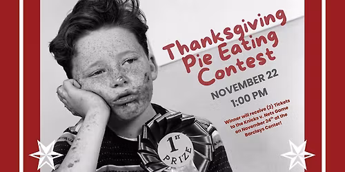 Thanksgiving Pie Eating Contest