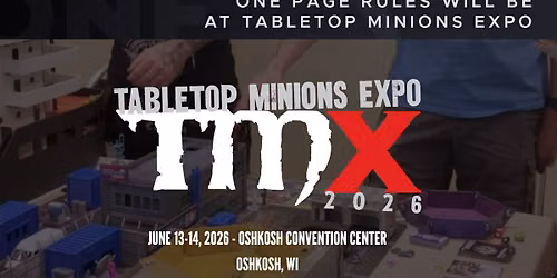 OPR At Tabletop Minios Expo!