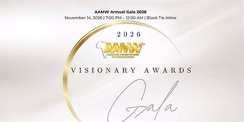 2026 AAMW Visionary Awards Gala - New Rochelle