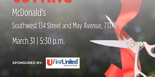 Grand Opening & Ribbon Cutting for McDonalds