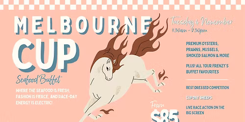 Melbourne Cup Seafood Buffet at Frenzy Food Court | Southport Sharks