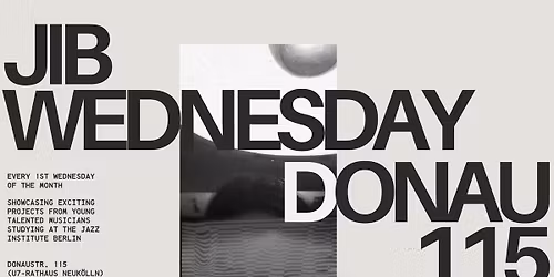 JIB WEDNESDAY: Berimbouse Band \/\/ Yuma Shigesada Quartet at Donau115