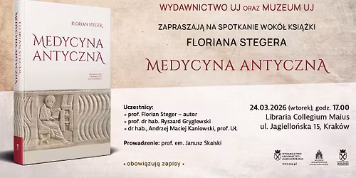 [BRAK MIEJSC] Spotkanie wok\u00f3\u0142 ksi\u0105\u017cki "Medycyna antyczna"