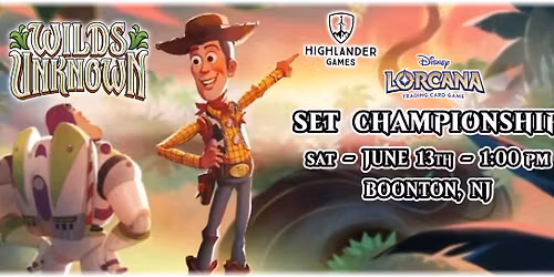 Lorcana Card Game WILDS UNKNOWN Set Championship