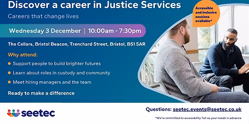 Discover a career in Justice Services