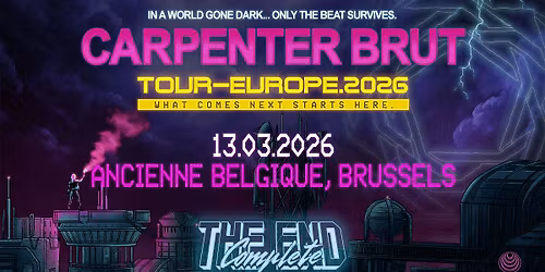 TUMULT & C\u014cPPR Art Present : CARPENTER BRUT