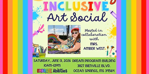 Inclusive Art Social with Mrs. West (Registration through Membership Toolkit Required)