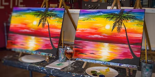 Paint & Sip Night theme: Love & Care