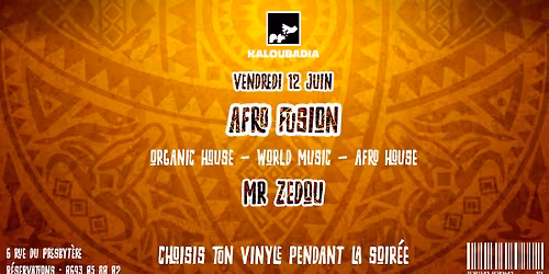 Afro Fusion - Mr Zedou au Kaloubadia