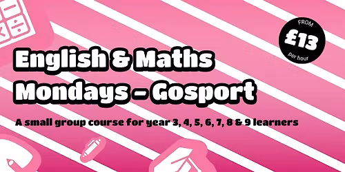 Primary\/Secondary Course (English & Maths), Year 3-9 (Gosport)