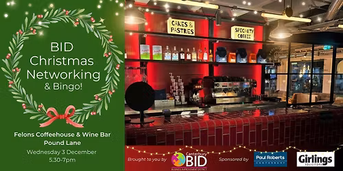 BID Evening Networking - Felons Coffeehouse & Wine Bar