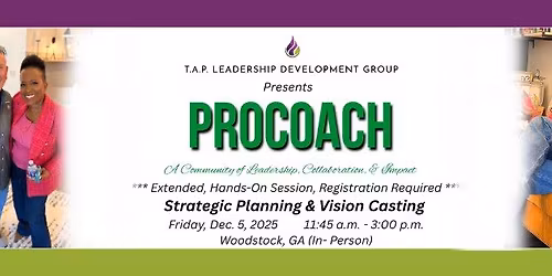 PROCOACH Strategic Planning\/Holiday (Extended Session)
