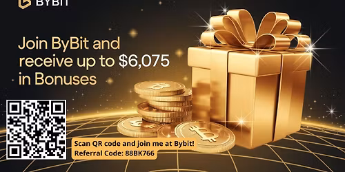 \ud83c\udf81  Join Bybit and receive up to $6,075 in Bonuses  \ud83c\udf81 \ud83d\ude80