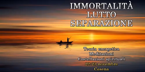Immortalit\u00e0, lutto e separazione. Teoria e pratica per l\u2019accompagnamento al lutto e al morire