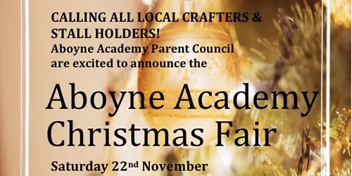Aboyne Academy Christmas Fair