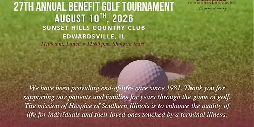 27th Annual Benefit Golf Tournament