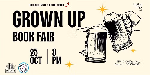 Grown-Up Book Fair @ Fiction