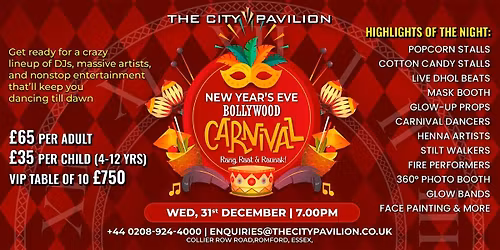 NEW YEARS EVE BOLLYWOOD CARNIVAL